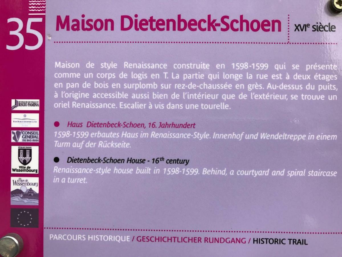 Maison Dietenbeck ウィッサンブール エクステリア 写真